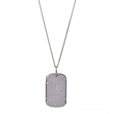 Louis Vuitton monogram locket necklace